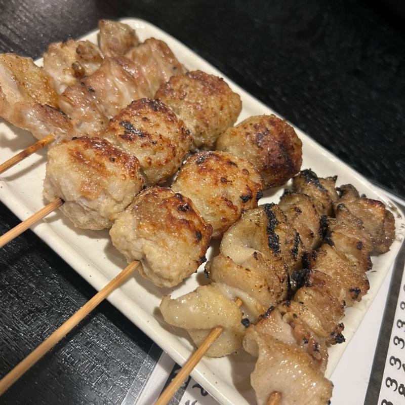 皮、つくね、せせり(塩)(かっぱ園 )