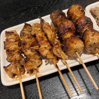皮、つくね、せせり(タレ)(かっぱ園 )