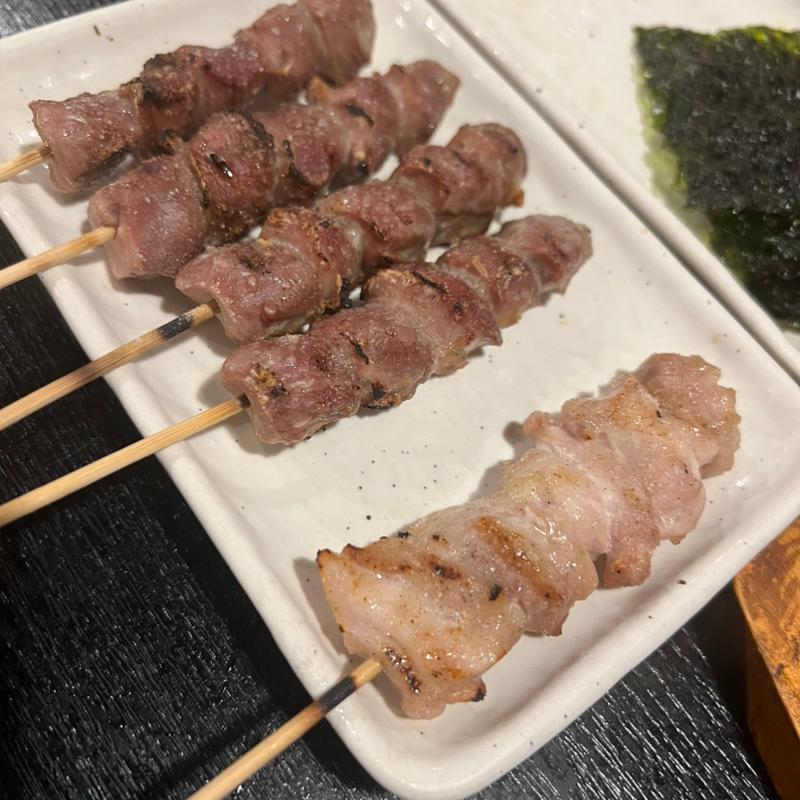 砂肝、やきとり(塩)(かっぱ園 )