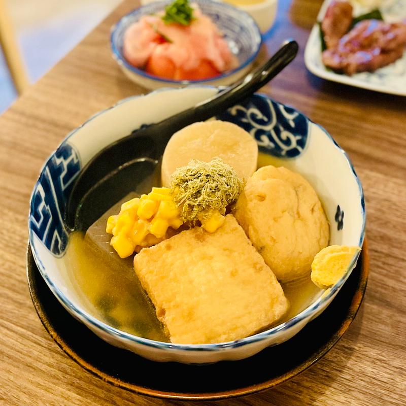 おでん5種盛り(牛タン おでん くろや 恵比寿店)