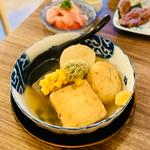 おでん5種盛り(牛タン おでん くろや 恵比寿店)