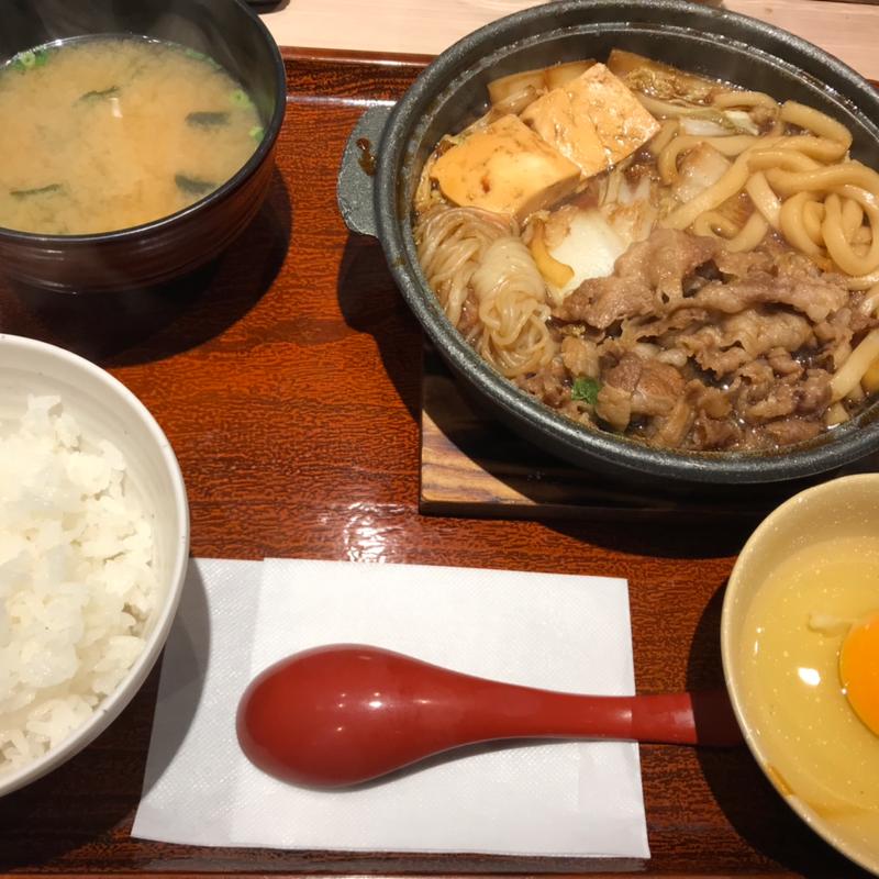 すき焼き定食(やよい軒 町田店)