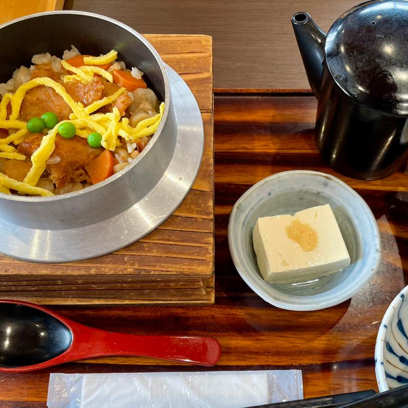 伊達鶏の釜飯(道の駅 伊達の郷 りょうぜん)