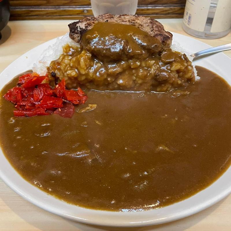 ハンバーグカレー(洋食の店 ぺいざん)