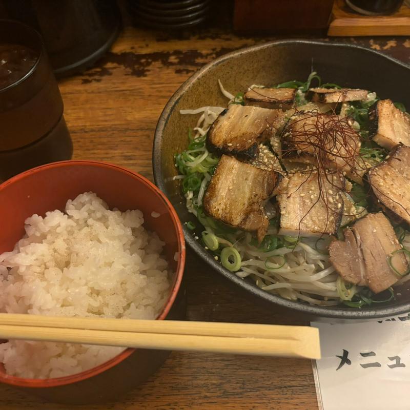 まぜそば豚骨　(麺屋 柊助)