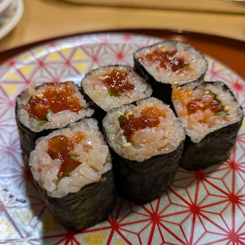 すじこ巻(うまい一丸鮨 本荘店 （一丸鮨）)