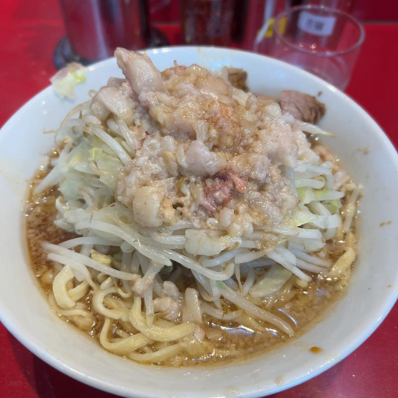 ラーメン 半分(ラーメン二郎 西台駅前店 )