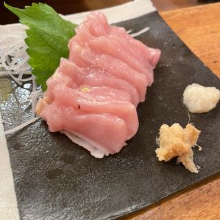地鶏の刺身(居酒屋 イズミヤ)
