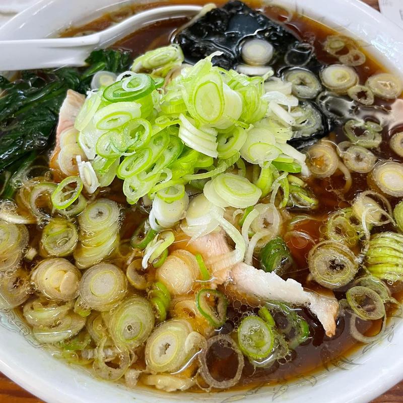 ラーメン 大盛 刻みねぎ増し(青島食堂 宮内店)