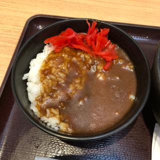 ミニカレー(蕎麦酒処 つきじ亭)