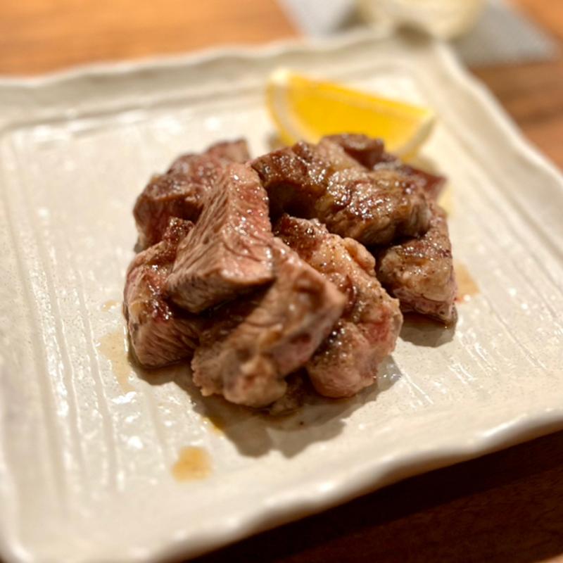 ラムショルダー塩焼き(鉄板焼 工藤)