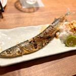 秋刀魚塩焼き(鉄板焼 工藤)