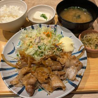 生姜焼き定食(やよい軒 代々木店 )