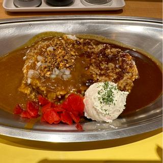 あいがけカレー（欧風、スパイス）(からふね屋CAFE大阪店)