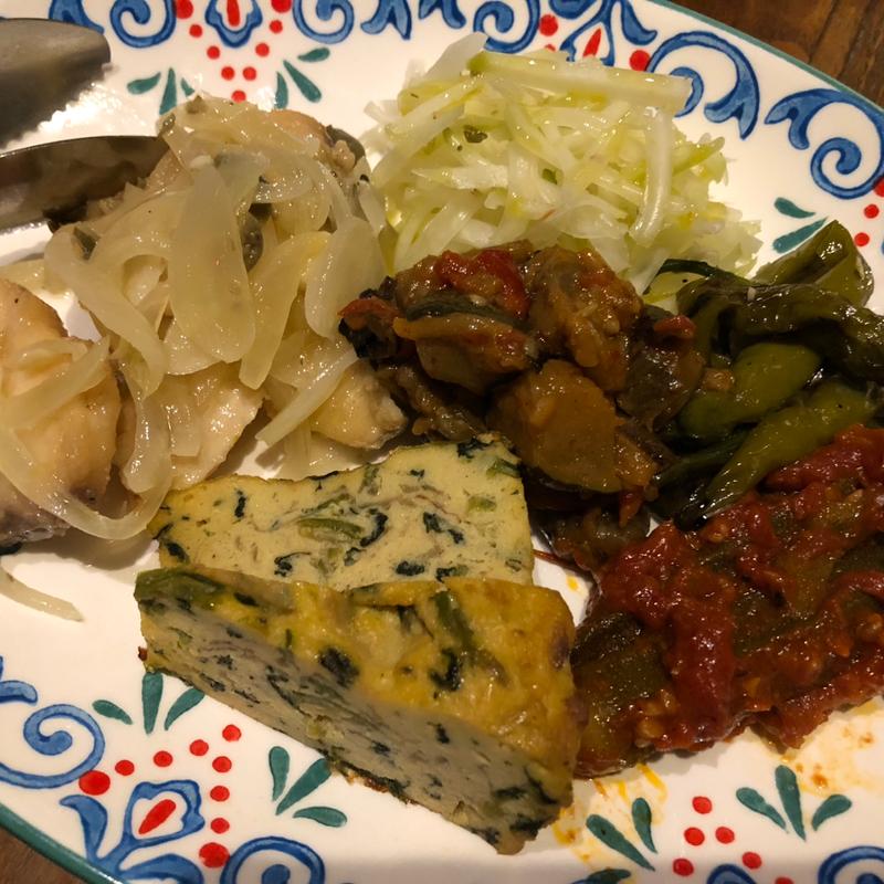 前菜の盛り合わせ(地中海食堂 オリｰヴァ)