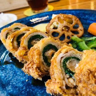 豚肉の野菜巻きカツレツ(洋食屋 青空 （ヨウリョクヤ アオゾラ）)