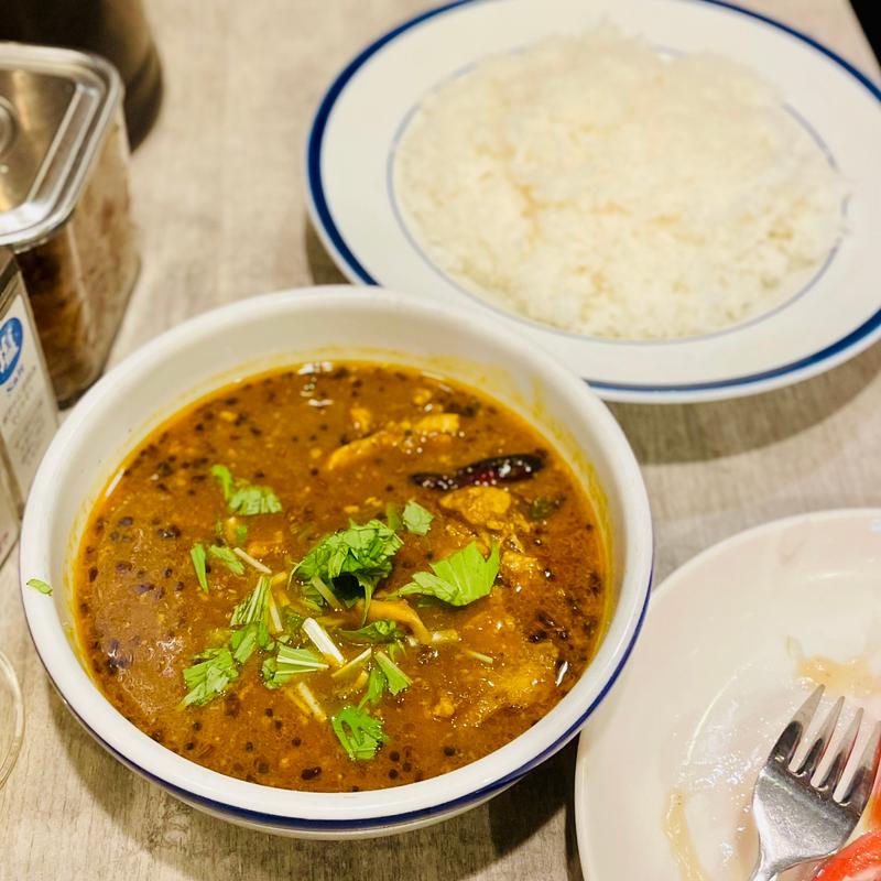 チキン・豆カリー(カリーライス専門店エチオピア 本店)