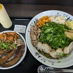 油そば（極太麺）(ん麺 ねぎ坊)
