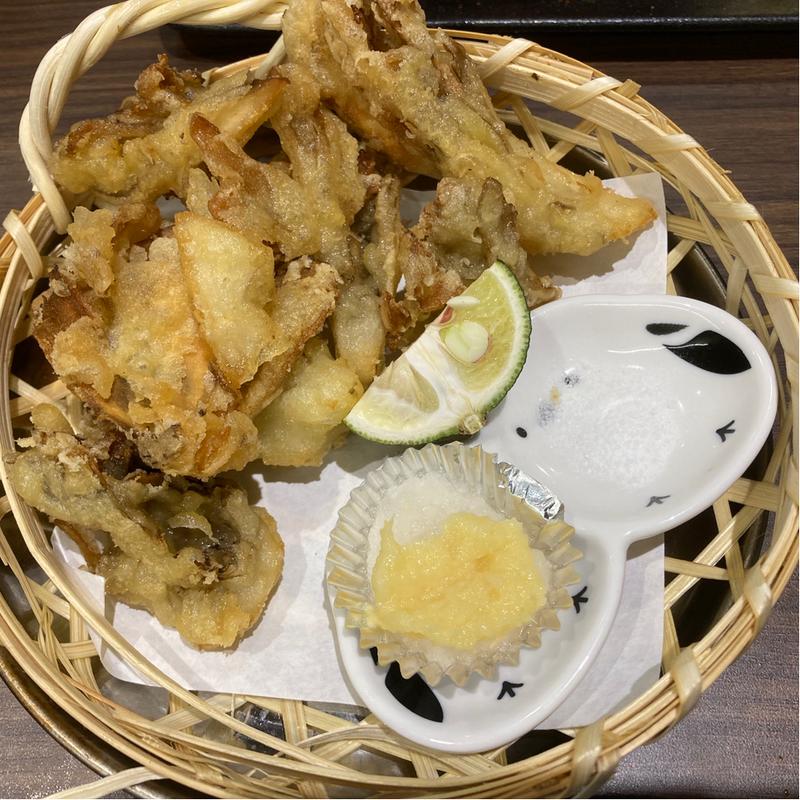 雪国まいたけ天ぷら(酒場食堂 菊富士本店 勝田台駅)