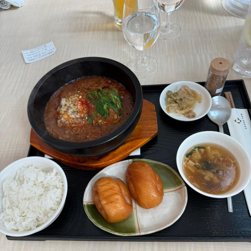 石焼麻婆豆腐定食(サンヒルズカントリークラブ )