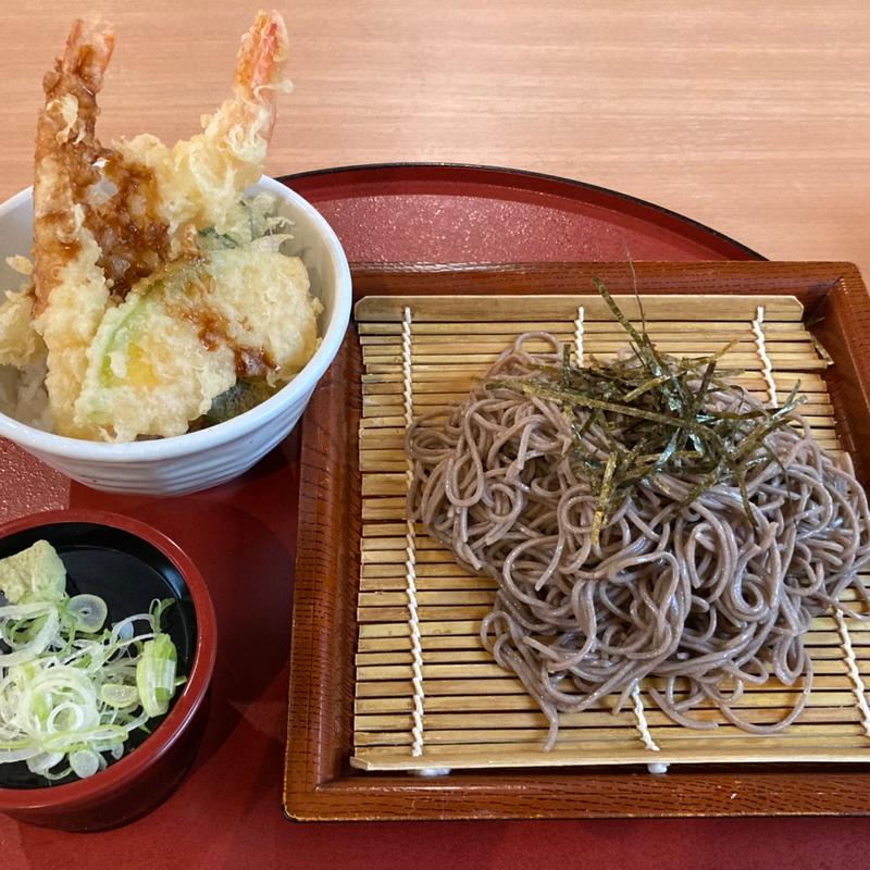 天丼&ざる(温泉カフェ あがんなっせ)