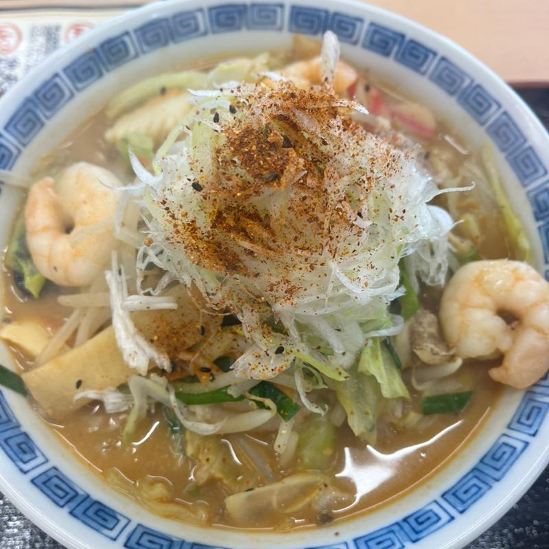 海鮮味噌タンメン(四倉パーキングエリア上り線ショッピングコーナー )