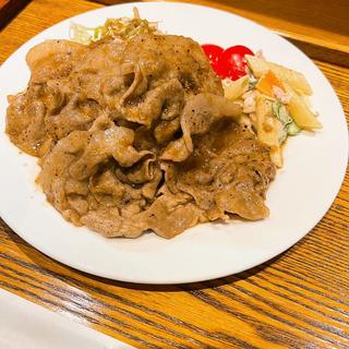 豚の生姜焼き定食(愛亭)