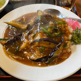 ランチセット（マーボーナス飯）(中華食彩 王華楼 （ちゅうかしょくさい おうかろう）)