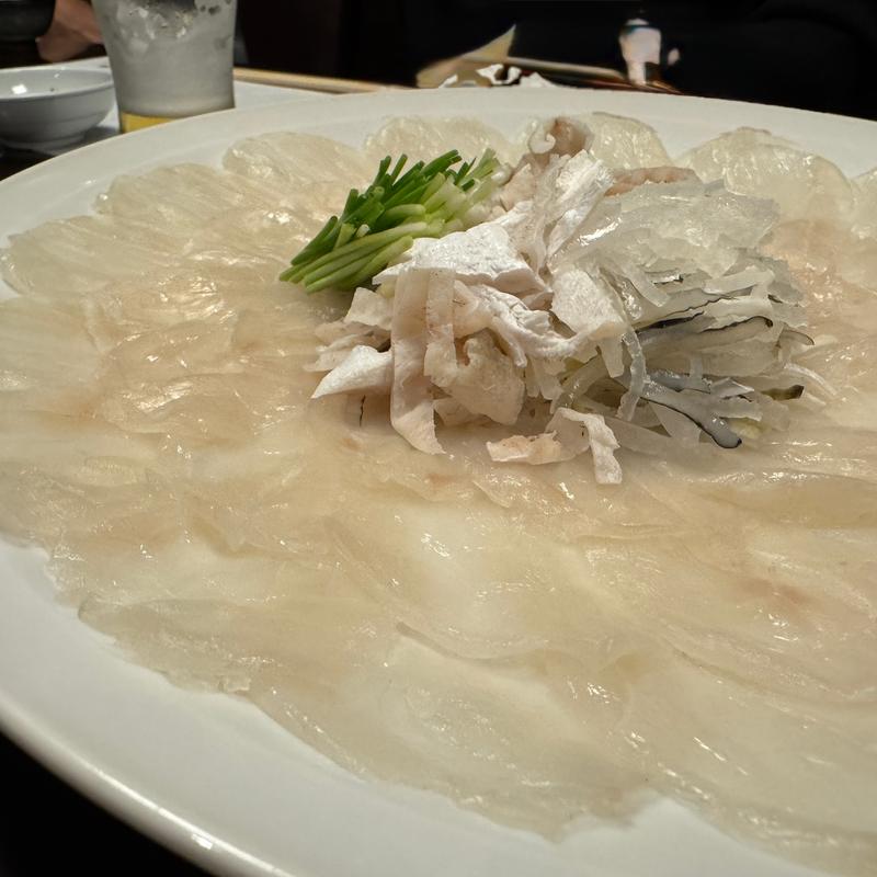 フグ刺し(ひろ家)