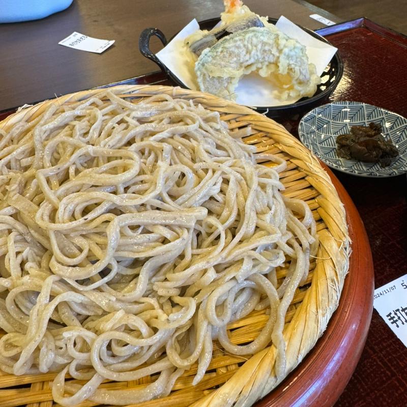 そば天ぷらセット(食事処 万葉の里 )