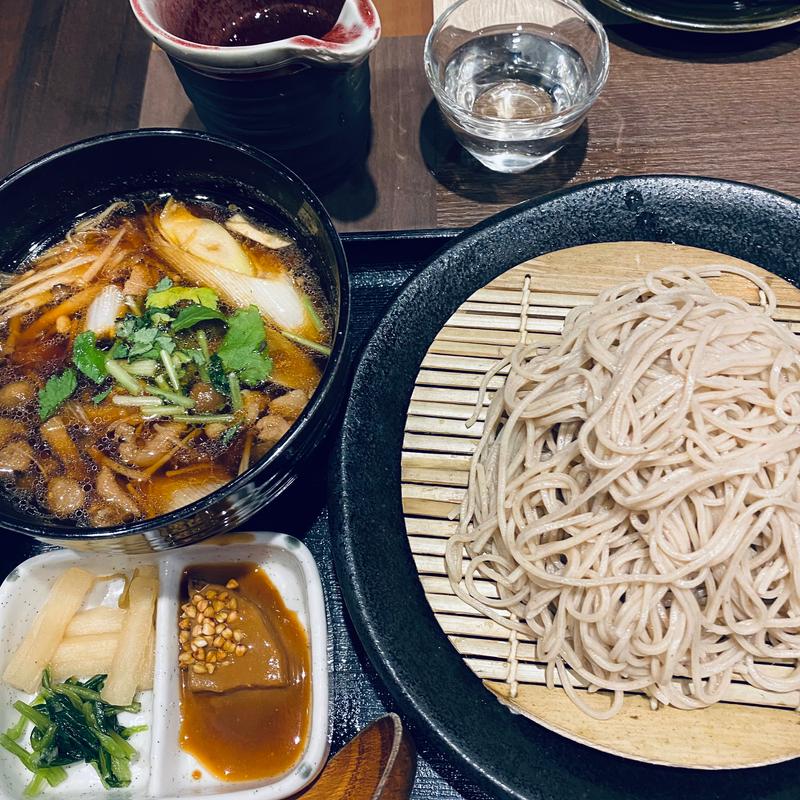 きのこ鴨汁蕎麦(蕎麦と酒 縁)