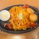 昭和のナポリタン　カニクリームコロッケ(万博食堂 ららぽーとEXPOCITY店)
