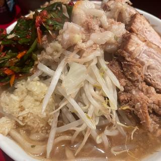 小ラーメン（豚マシ、ニラキムチ、生姜）(ラーメン二郎 会津若松駅前店 )