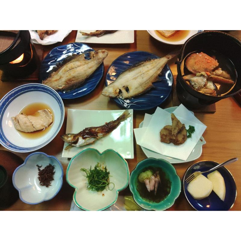 夕食(酒田屋旅館 )