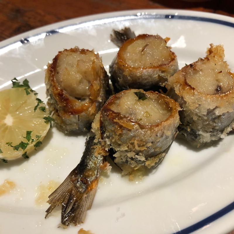 イワシのシチリア風パン粉焼き(ピッツェリアエイトPizzeria 8 中目黒)