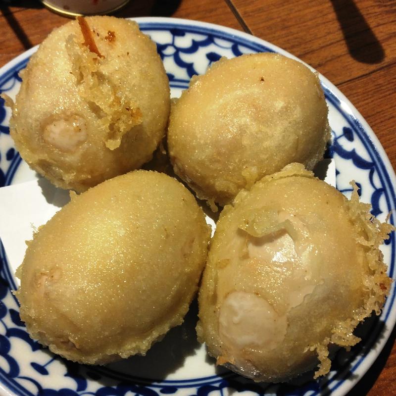 味玉天ぷら(天ぷら酒場 ててて天)