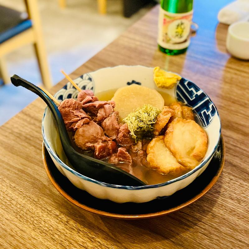 大根・牛タン・仙台麩(牛タン おでん くろや 恵比寿店)