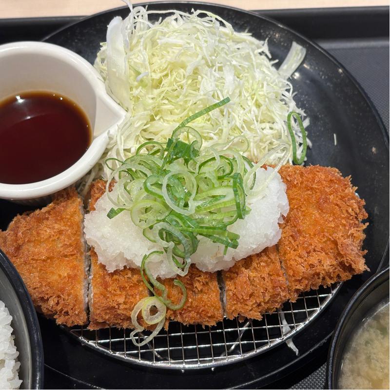 鬼おろしロースカツ定食(松のや 杉田店)