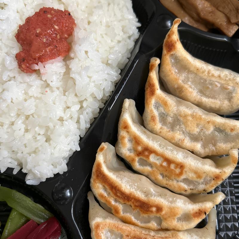肉汁ギョウザ弁当(駅チカ弁当 あったか亭)