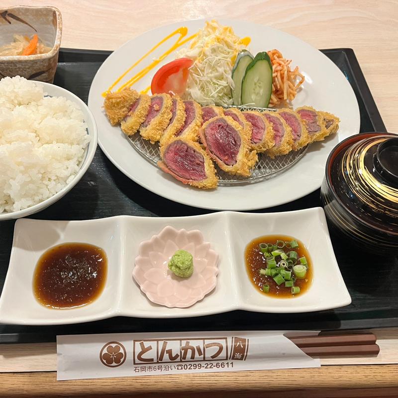 牛カツ定食(とんかつ 八海 )