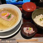 鯛塩ラーメンと鯛茶漬けセット(鯛塩そば 灯花 KITTE丸の内店)