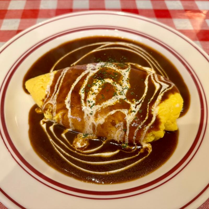 オムレツ(住之江洋食たけ亭)