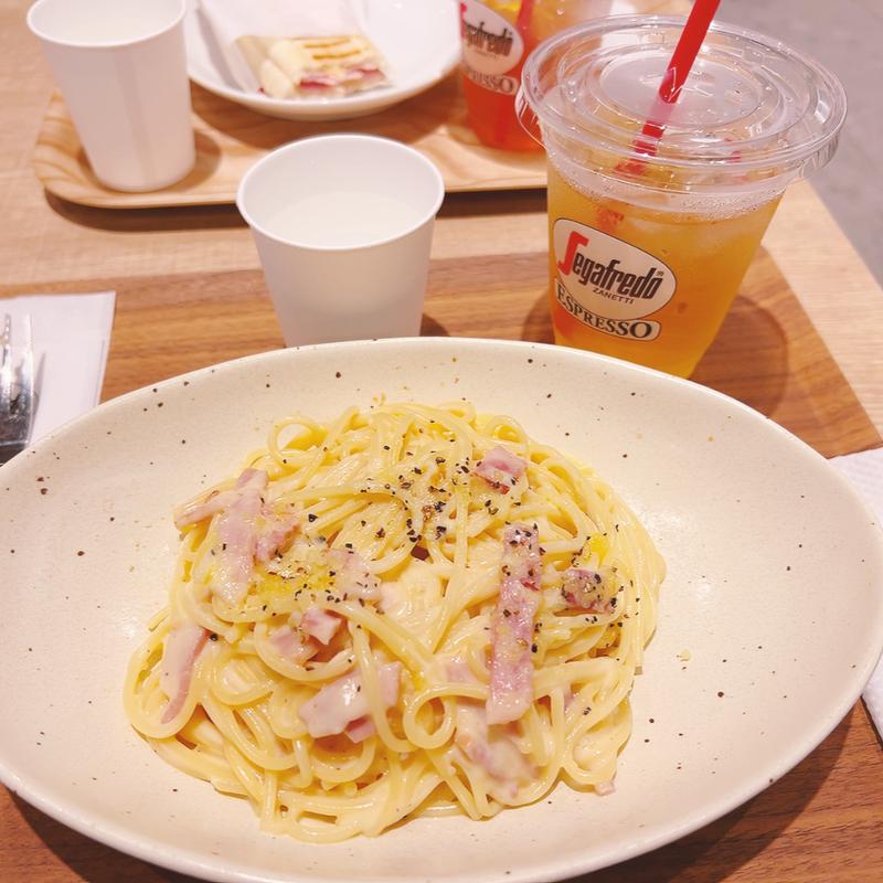 パスタ カルボナーラ(Segafredo Caffe 枚方モール店)
