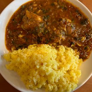 チキンカレー＋野菜セットトッピング(きんもちカレー)