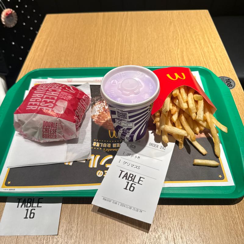 ダブルバーガー(マクドナルド 六本木駅店)