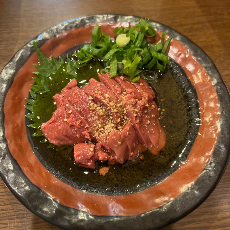 肝刺し(ぢどり亭 深阪店)