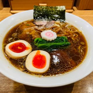 醤油ラーメン　味玉(長岡食堂 横浜西口店)