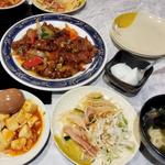 定食(牛肉のオイスターソース炒め)
