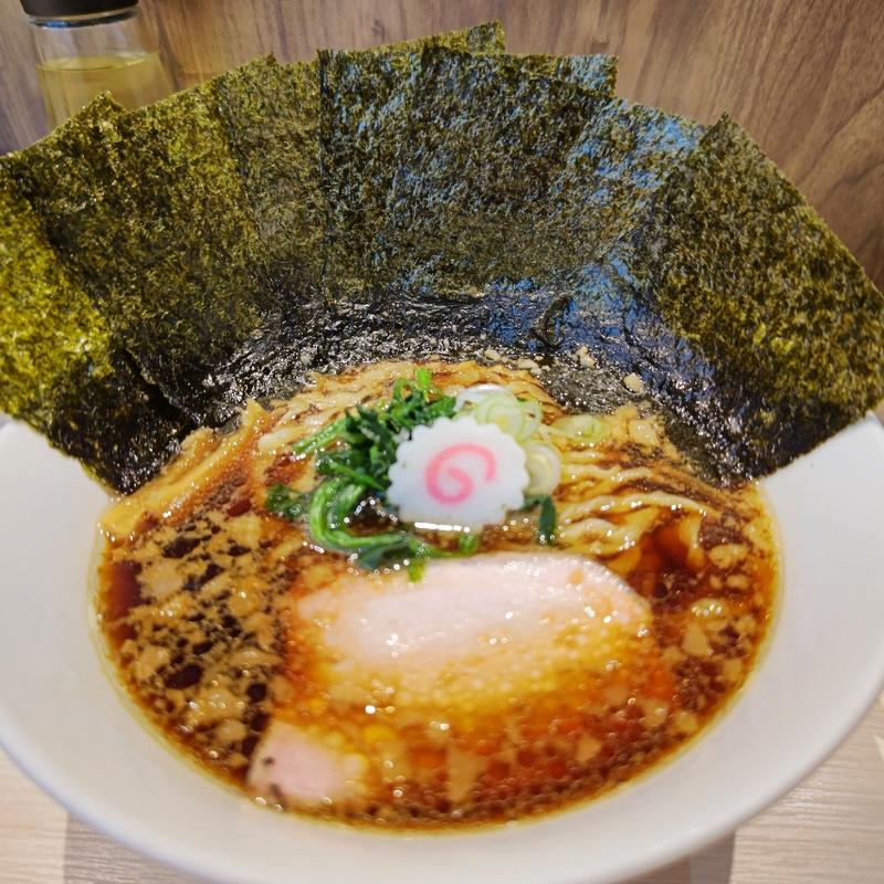 生姜醤油そば 海苔増し(横浜中華そば 維新商店 みなとみらい店)