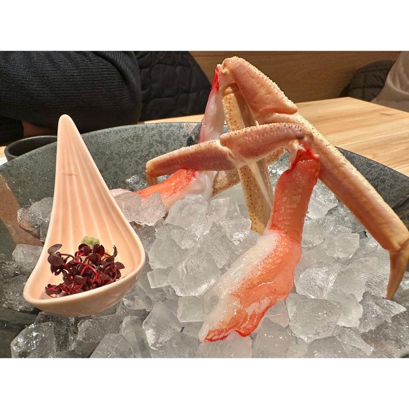 蟹刺し(鮨割烹 のの 梅田お初天神店)